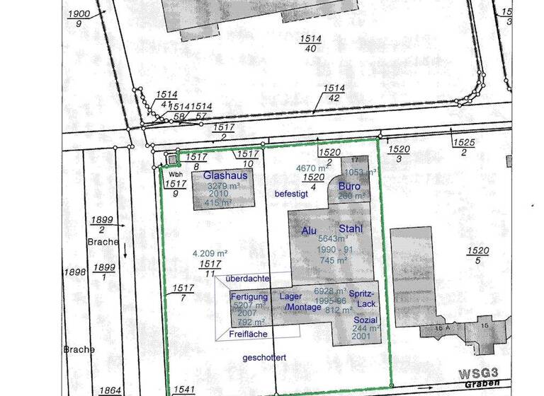 Halle/Industriefläche zum Kauf 2.650.000 € 3.864 m² Lagerfläche Bornheim 76879