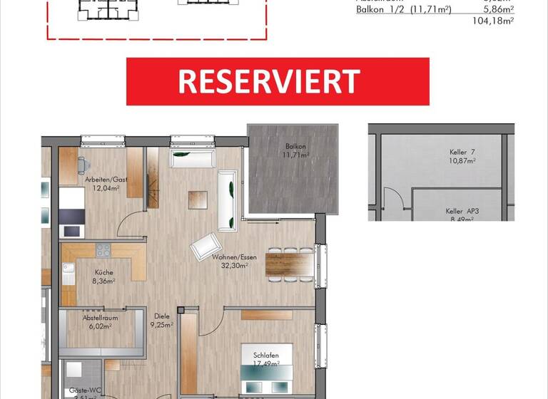 Wohnung zum Kauf - Erstbezug provisionsfrei 420.000 € 3 Zimmer 104,2 m² Nunkirchen Wadern 66687