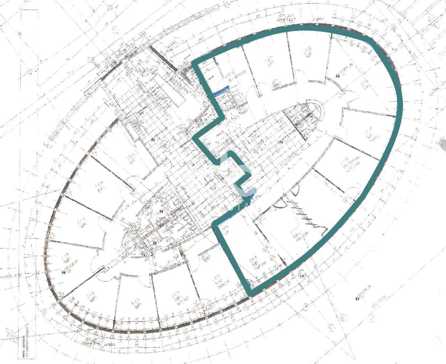 Bürofläche zur Miete 18,75 € 268 m²<br/>Bürofläche ab 268 m²<br/>Teilbarkeit Deutz Köln 50679