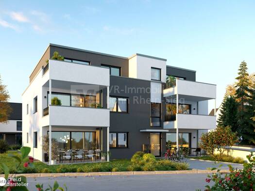 Wohnung zum Kauf - Erstbezug provisionsfrei 549.000 € 4 Zimmer 104,5 m² EG Spich Troisdorf 53842
