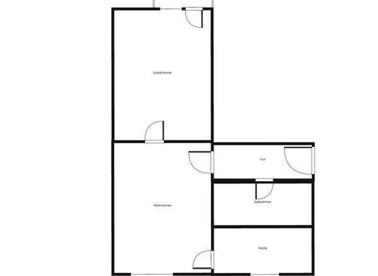 Wohnung zur Miete 587 € 2 Zimmer 44,3 m² 4. Geschoss frei ab 12.01.2026 Greflingerstraße 37 Ostenviertel Regensburg 93055