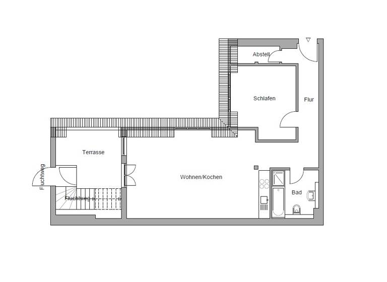 Wohnung zur Miete 1.730 € 2 Zimmer 73,1 m²<br/>Wohnfläche Dachgeschoss, 5.<br/>Geschoss ab sofort<br/>Verfügbarkeit Bundesplatz 17 Wilmersdorf Berlin 10715