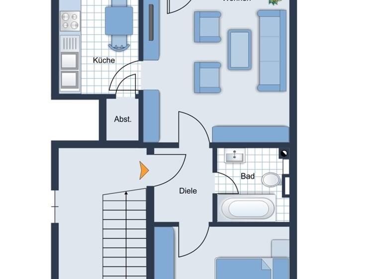 Wohnung zum Kauf provisionsfrei 108.000 € 2 Zimmer 45 m² Hockstein Mönchengladbach 41239