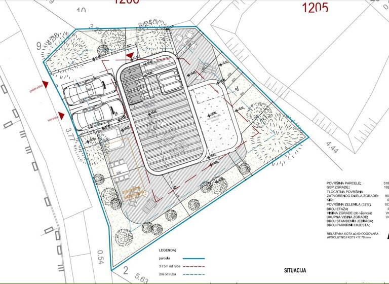 Grundstück zum Kauf 127.200 € Tisno 22240