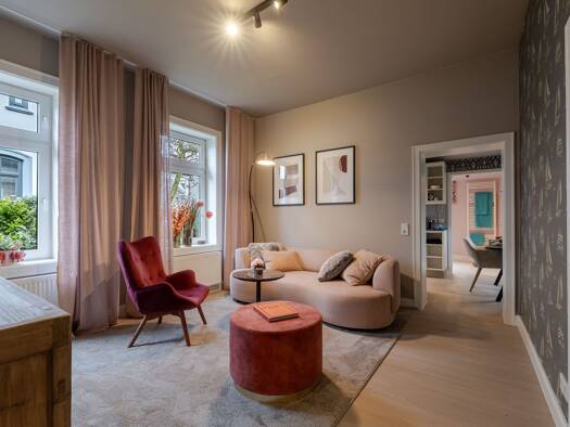 Wohnung zur Miete 2.140 € 2 Zimmer 59,4 m² Geschoss EG/2 frei ab sofort Kirchenweg 22 Westerland Sylt 25980