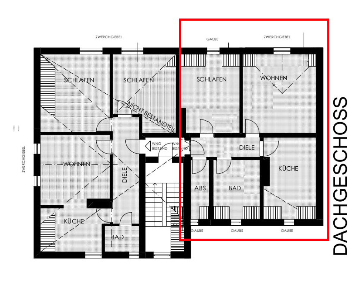 Wohnung zur Miete 760 € 2 Zimmer 66 m²<br/>Wohnfläche 3.<br/>Geschoss Achdorf Landshut 84036