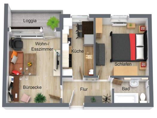 Wohnung zum Kauf 239.000 € 2 Zimmer 63 m² 3 Geschosse frei ab 01.01.2026 Traunstein 83278