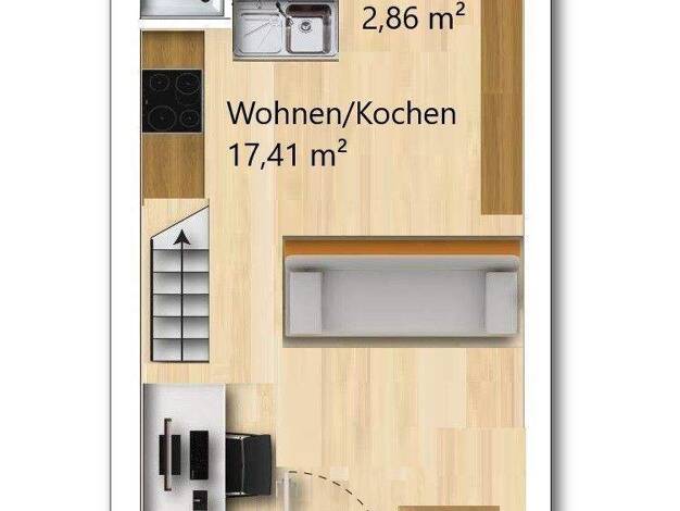 Wohnung zum Kauf 149.900 € 1 Zimmer 38,8 m² 1. Geschoss Kasernenviertel Regensburg 93053