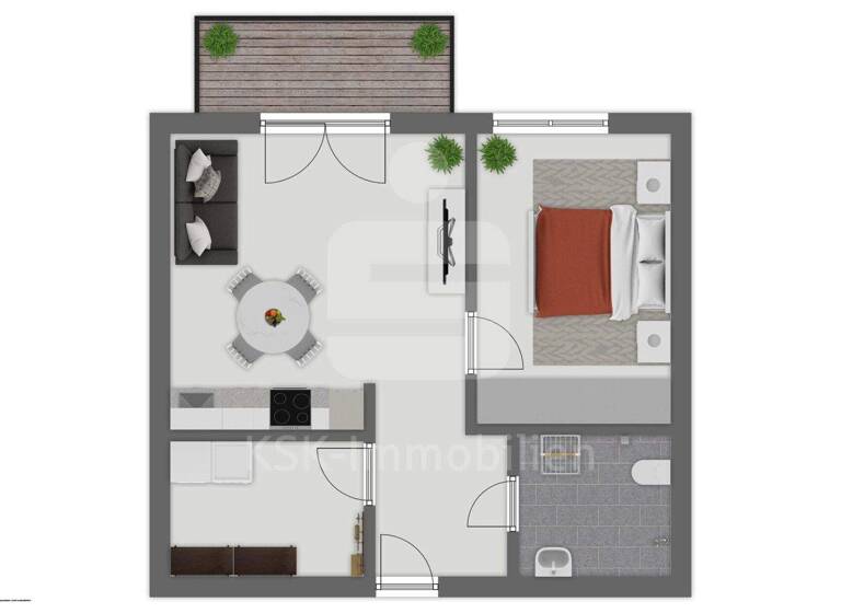 Wohnung zum Kauf 180.000 € 2 Zimmer 57 m² 1. Geschoss Aldenhoven 52457