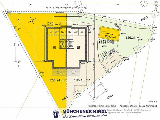 Grundstück zum Kauf 625.000 € 338 m² Grundstück Franz-Heidinger-Straße 1 Starnberg Starnberg 82319