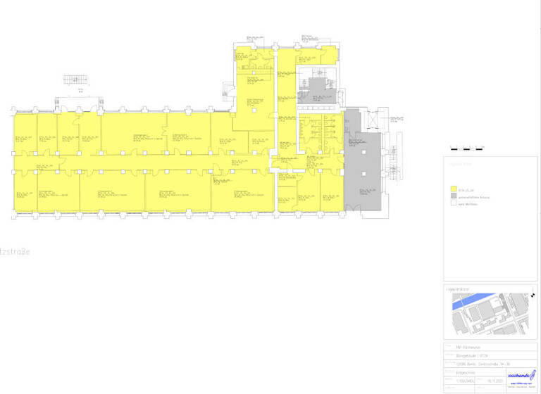 Bürofläche zur Miete provisionsfrei 12 € 1.001,7 m²<br/>Bürofläche Tempelhof Berlin 12099