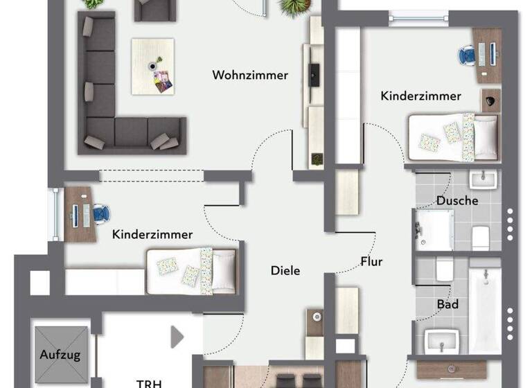 Wohnung zum Kauf 149.000 € 4 Zimmer 91 m² frei ab sofort Stieghorst Bielefeld 33605