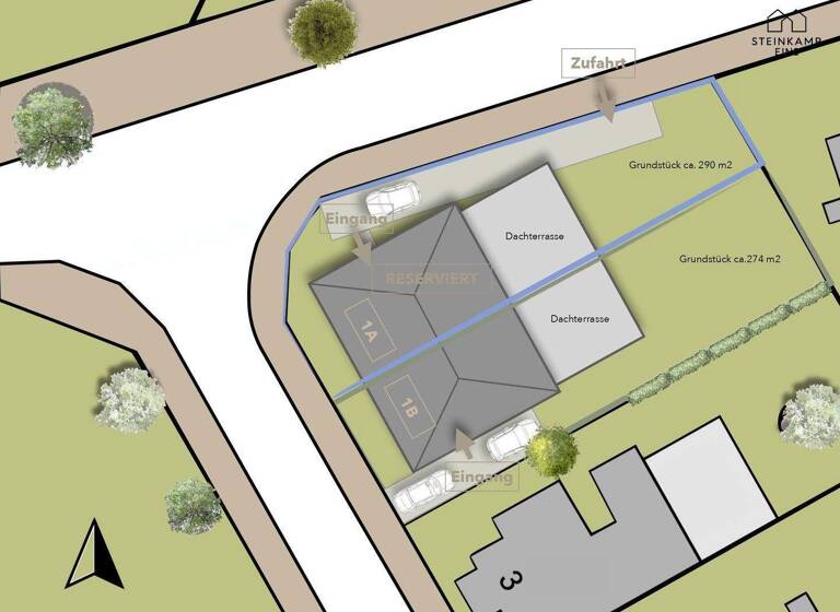 Doppelhaushälfte zum Kauf - Erstbezug provisionsfrei 575.000 € 5 Zimmer 150 m² 280 m² Grundstück Billstedt Hamburg 22117