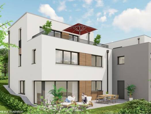 Einfamilienhaus zum Kauf - Erstbezug provisionsfrei 1.588.000 € 208,1 m² 481 m² Grundstück rue Marie Carmes Heffenisch 14 Dudelange 3529