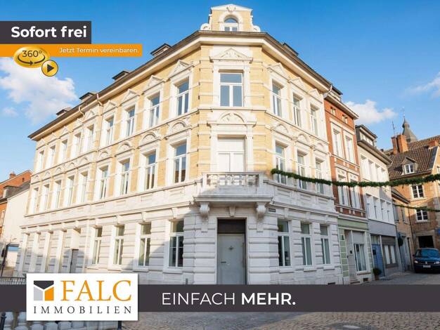 Wohnung zur Miete 425 € 2 Zimmer 53 m² 3. Geschoss frei ab sofort Burgstraße 2 Stolberg Stolberg (Rheinland) 52222