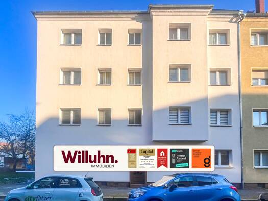 Wohnung zur Miete 600 € 2 Zimmer 46,6 m² 3. Geschoss frei ab sofort Anhalter Straße 24 Eutritzsch Leipzig 04129