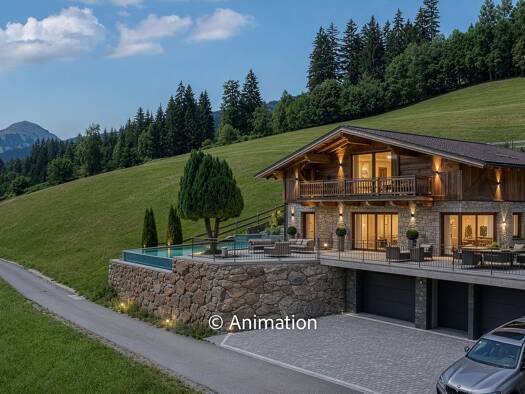 Einfamilienhaus zum Kauf 2.850.000 € 5 Zimmer 130 m² 872 m² Grundstück Kirchberg in Tirol 6365