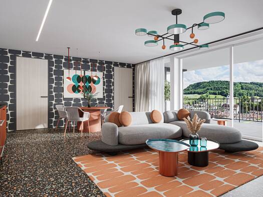 Wohnung zum Kauf - Neubau provisionsfrei 435.000 € 2,5 Zimmer 76,4 m² 1. Geschoss frei ab sofort Säckinger Straße 9 Laufenburg Laufenburg (Baden) 79725