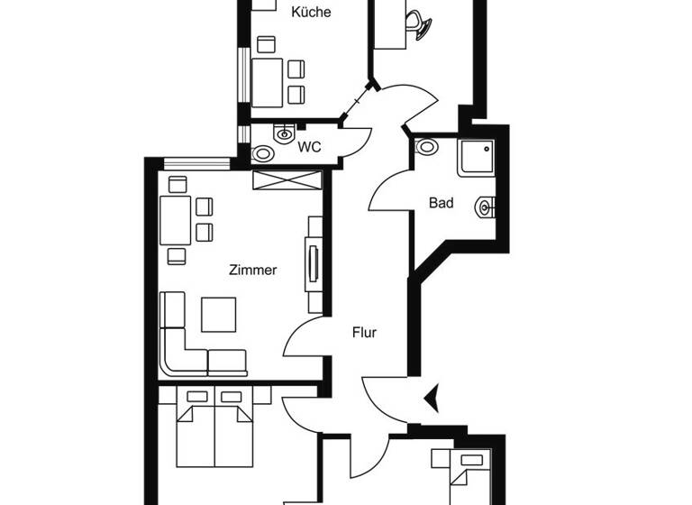 Wohnung zum Kauf 595.000 € 3,5 Zimmer 83,1 m²<br/>Wohnfläche 1.<br/>Geschoss Eppendorf Hamburg 20251