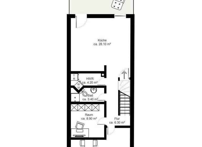 Maisonette zur Miete 1.600 € 3,5 Zimmer 128 m² 1. Geschoss Buxtehude 21614