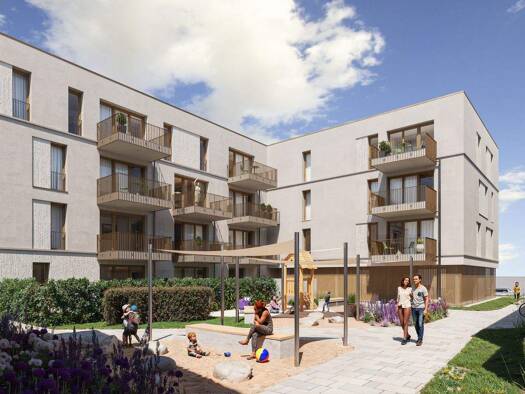 Wohnung zum Kauf - Neubau provisionsfrei 287.500 € 2 Zimmer 52,7 m² EG Krokusweg 18 Blankenloch Stutensee 76297