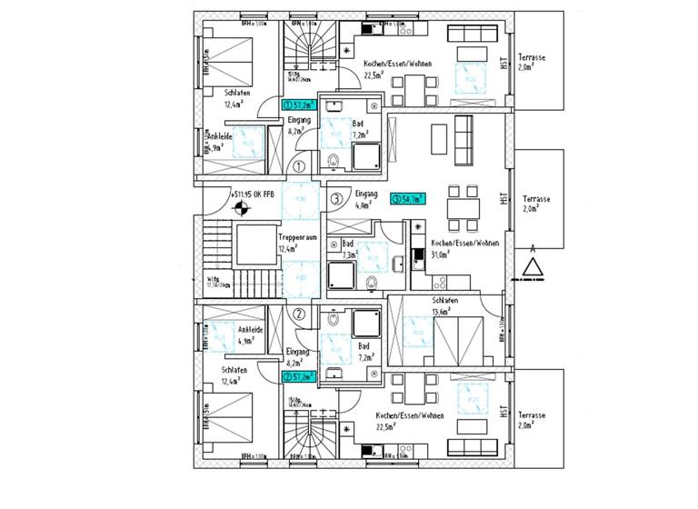 Wohnung zum Kauf provisionsfrei 593.190 € 2 Zimmer 70,2 m²<br/>Wohnfläche Aschheim Aschheim 85609
