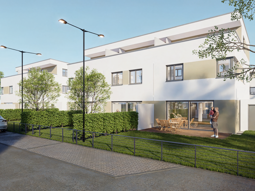 Reihenendhaus zum Kauf - Erstbezug provisionsfrei 889.500 € 4,5 Zimmer 153,4 m² 311,5 m² Grundstück Germanenstr. 19 Foret Langweid am Lech 86462
