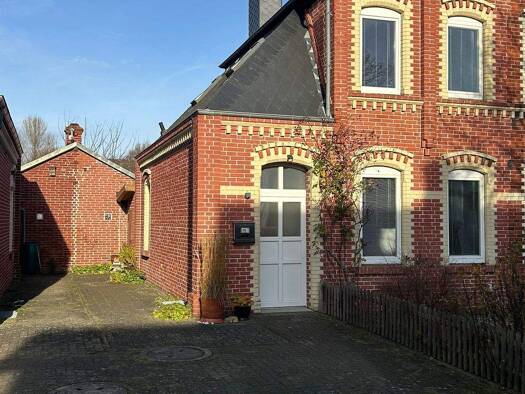 Doppelhaushälfte zum Kauf provisionsfrei 214.500 € 3 Zimmer 73 m² 339 m² Grundstück frei ab 01.04.2026 Heimstraße 15 Schafkoven/Donneresch Delmenhorst 27749