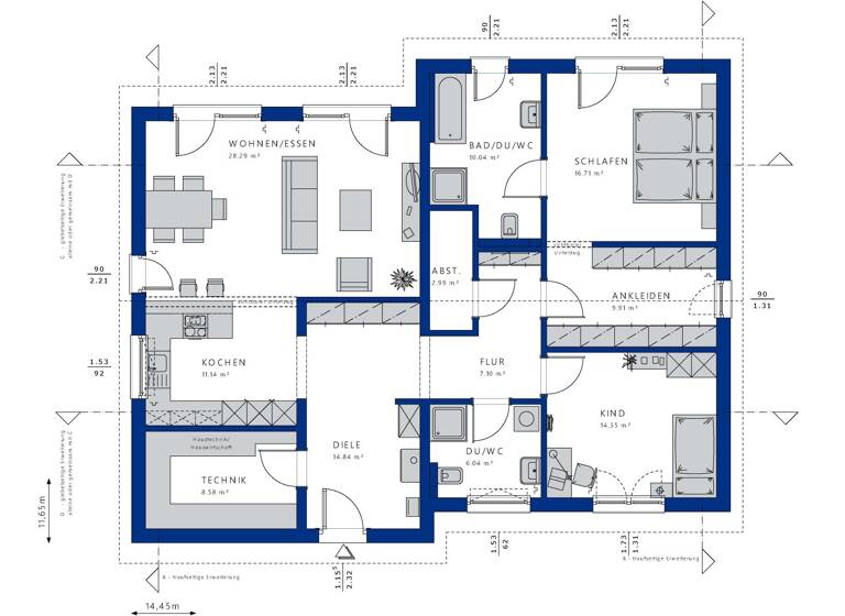 Bungalow zum Kauf 776.000 € 5 Zimmer 130 m² 477 m² Grundstück Markranstädt 04420