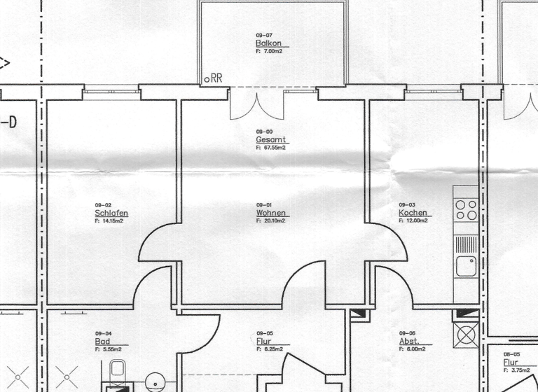 Wohnung zur Miete 845 € 2 Zimmer 68 m² Geschoss 1/3 frei ab 01.05.2026 Bergstraße 35 Achim 28832
