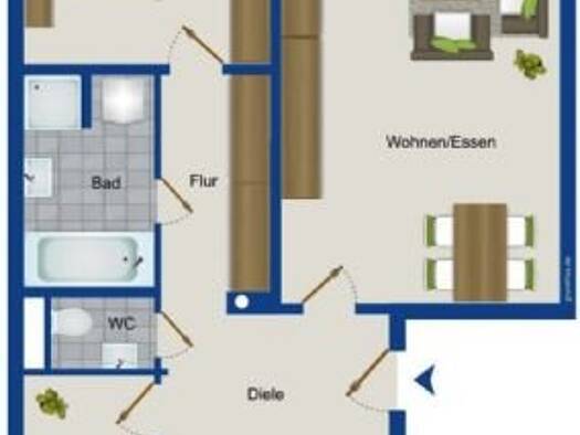 Wohnung zur Miete 890 € 3 Zimmer 79 m² 1. Geschoss frei ab 01.09.2026 Lachnerstraße 61 Tennenlohe Erlangen 91058