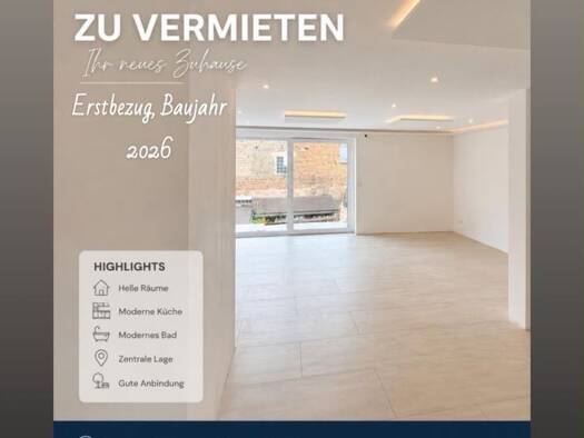 Maisonette zur Miete 1.500 € 3 Zimmer 115 m² Geschoss 1/2 frei ab 01.09.2026 Roxheim Bobenheim-Roxheim 67240