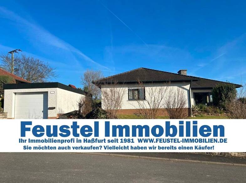 Bungalow zum Kauf 399.000 € 5 Zimmer 155 m² 929 m² Grundstück frei ab sofort Waldsachsen Schonungen 97453