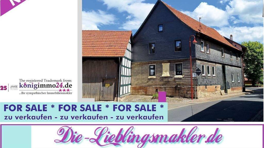 Haus zum Kauf 129.900 € 10 Zimmer 180 m² 493 m² Grundstück Görmar Mühlhausen/Thüringen 99974
