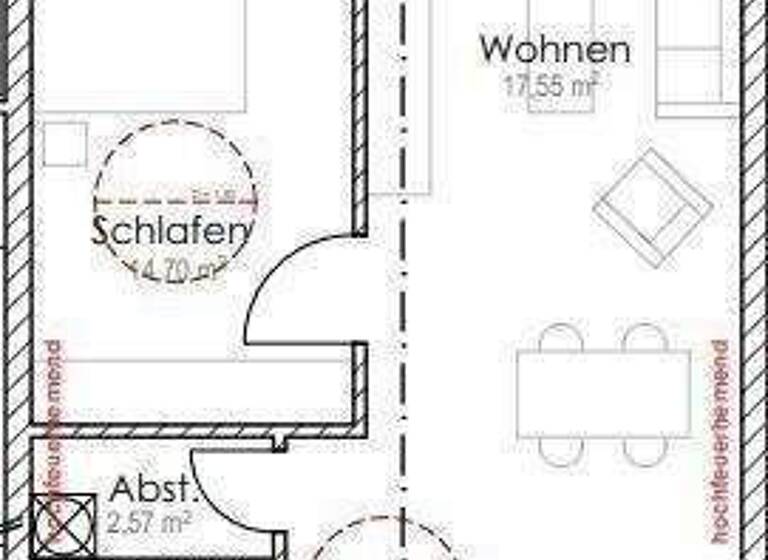 Wohnung zur Miete 790 € 2,5 Zimmer 61,7 m² 1. Geschoss frei ab 01.05.2026 Röhlinghausen Herne 44651