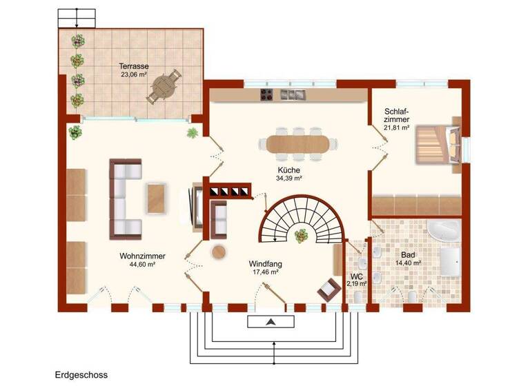 Einfamilienhaus zum Kauf 463.000 € 6 Zimmer 272,6 m² 1.527 m² Grundstück Bierden Achim 28832