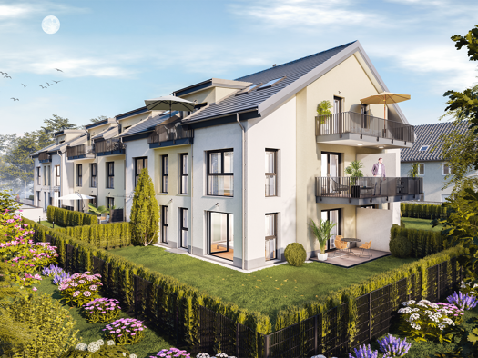 Terrassenwohnung zum Kauf - Erstbezug provisionsfrei 279.000 € 2 Zimmer 52,1 m² EG frei ab sofort Friedrich-Ebert-Straße 3 Egelsbach 63329