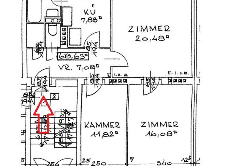 Wohnung zum Kauf 199.000 € 3 Zimmer 68,6 m² Wilhelm Raabe Gasse 7 Geidorf Graz 8010