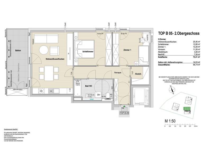 Wohnung zum Kauf - Erstbezug provisionsfrei 624.800 € 3 Zimmer 72,4 m² Gnigl Salzburg 5020