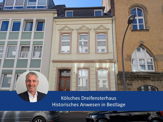 Stadthaus zum Kauf provisionsfrei 1.350.000 € 8 Zimmer 211,8 m² 344 m² Grundstück Herderstraße 30 Lindenthal Köln 50931