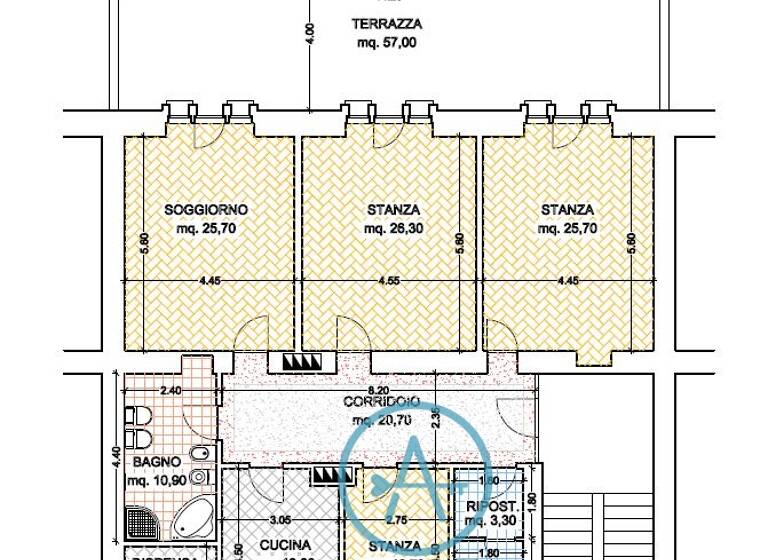 Wohnung zum Kauf 4 Zimmer 160 m² 2. Geschoss Cavour Meran 39012