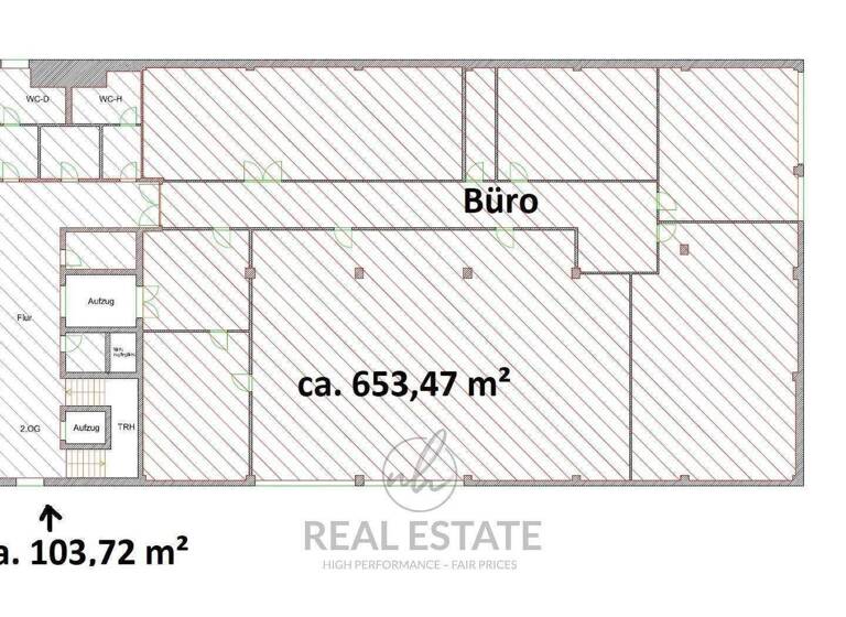 Bürofläche zur Miete 6,50 € 650 m² Bürofläche Bahrenfeld Hamburg 22525