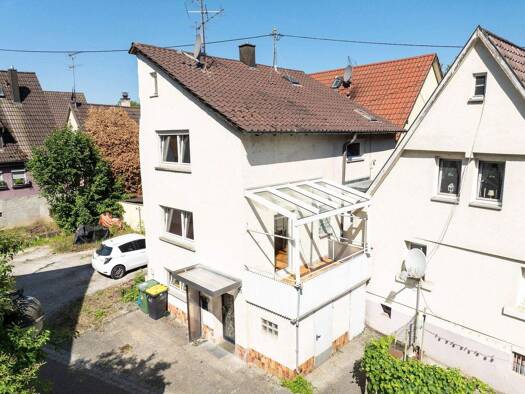 Doppelhaushälfte zum Kauf 170.000 € 3 Zimmer 67,7 m² 159 m² Grundstück frei ab sofort Neckarstraße 21 Beihingen Freiberg am Neckar 71691