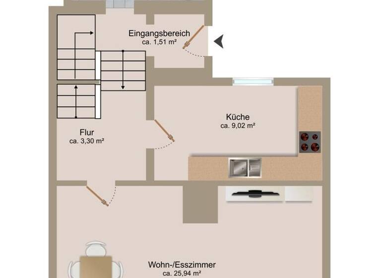 Doppelhaushälfte zum Kauf 154.900 € 4 Zimmer 105,9 m²<br/>Wohnfläche 741 m²<br/>Grundstück 01.10.2025<br/>Verfügbarkeit Wittenberger Straße 9 Raguhn Jeßnitz-Raguhn/ Raguhn 06779