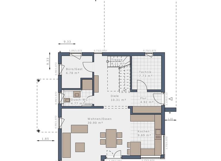 Einfamilienhaus zum Kauf 732.475 € 5 Zimmer 150 m² 3.772 m² Grundstück Fuhlendorf 18356