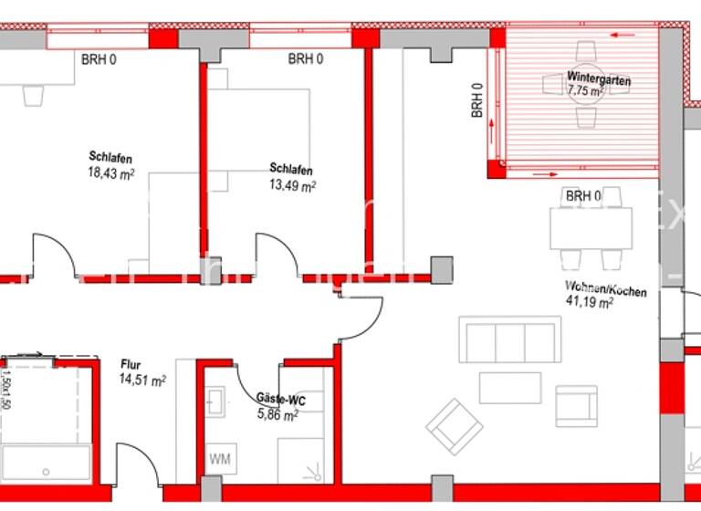 Wohnung zum Kauf 647.570 € 5 Zimmer 185 m² Engelsdorf Leipzig / Engelsdorf 04319