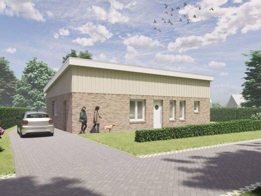 Bungalow zum Kauf - Erstbezug provisionsfrei 320.000 € 3 Zimmer 102 m² 452 m² Grundstück Westerscheps Edewecht 26188