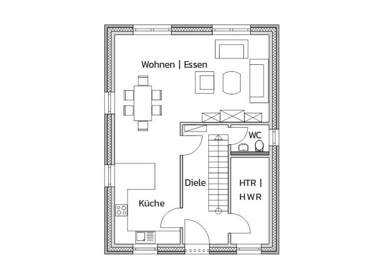 Einfamilienhaus zum Kauf provisionsfrei 612.300 € 4 Zimmer 130 m²<br/>Wohnfläche 372 m²<br/>Grundstück Schnelsen Hamburg 22457