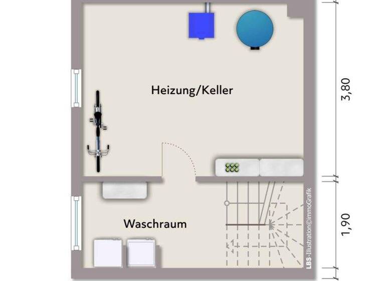 Doppelhaushälfte zum Kauf 175.000 € 3 Zimmer 71 m² 546 m² Grundstück Hochlarmark Recklinghausen 45661