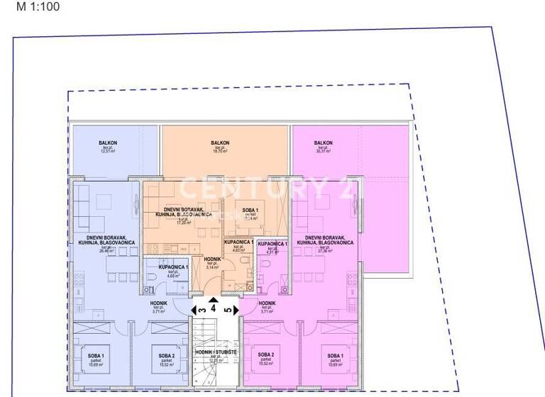 Wohnung zum Kauf 255.000 € 2 Zimmer 87 m² 1. Geschoss Povljana